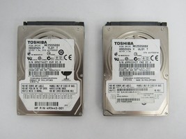 Toshiba (Lot of 2) MK2555GSX 250GB 2.5" SATA 3.0Gbps 5400RPM 8MB Cache 56-3 - $21.82