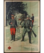 WENN VOLKER STREITEN (WHEN PEOPLE ARGUE) (&#39;15) WWI German Poster Art By ... - $2,500.00