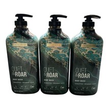 Lot Of 3 Quiet &amp; Roar Eucalyptus + Spearmint Scent Body Wash 16 oz. Each *New - $45.00