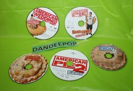 5 Assorted American Pie DVD Movies With Beneath The Crust Wedding Band Camp, 2 - £15.81 GBP