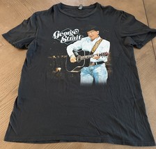 George Strait 2023 Country Music Tour Shirt Black Shirt Size Large Doubl... - $458.30 MXN
