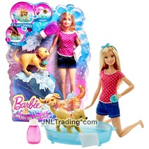 Yr 2015 Pet Series 12&quot; Doll Splish Splash Pup DGY83 With Caucasian Model Barbie - £42.95 GBP