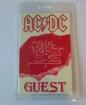 AC/DC Backstage Concert The Razors West Edge Glow In The Dark 1990 NOS Hard Rock - £14.29 GBP