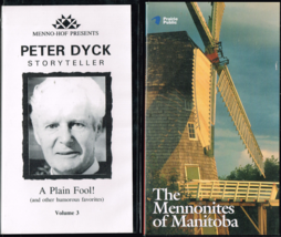 The Mennonites of Manitoba + Peter Dyck, Storyteller, 2 VHS Videos - $19.75