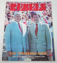 Vintage 1977 Tennessee Volunteers Vs Ole Miss Football Game Program Mississippi - £15.75 GBP