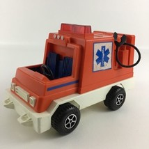 Fisher Price Husky Helper Ambulance Emergency Rescue Vehicle Toy Vintage 1982 - $27.67