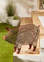 Chicken Wire Pig Sculpture - £44.89 GBP