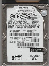 Hitachi Travelstar Internal Disk Drive  HTS548040M9AT00  MRL252L2G5HVZG ... - $14.85