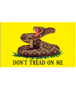 Gadsden Live Snake Coiled 3&#39;X5&#39; Flag ROUGH TEX® 68D - $24.98