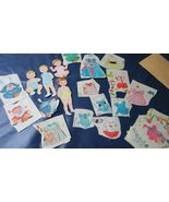 Paper Dolls 90+ PCS Babies and Toddlers Scrap Book and Wardrobe - £30.06 GBP