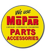 Mopar Parts and Accessories Chrysler Muscle Round Retro Vintage Metal Ti... - £17.29 GBP