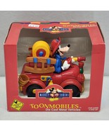 Goofy Disney Metal Vehicle Firetruck Mickey Mouse Toonmobiles Vintage New - $24.18