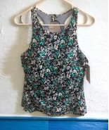 NWT ATHLETA Maldives High Neck UNDERWIRE bra cup Swim TANKINI TOP Sz 40B/C - $42.52