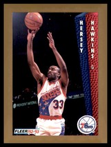 1992-93 Fleer #170 Hersey Hawkins Philadelphia 76ers - £1.61 GBP