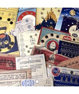 Junk Journal Ephemera Sewing Notion Cards 36 mq Pieces Scrapbook Supply ... - $15.99