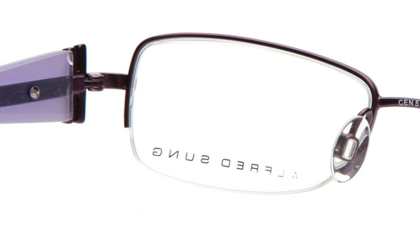 NEW ALFRED SUNG AS 4858 LAV CEN LAVENDER EYEGLASSES GLASSES AS4858 51-18-130mm Item image 8
