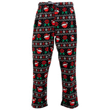 Deadpool Christmas Ugly Sweater Black Unisex Fleece Sleep Pants Black - £27.32 GBP
