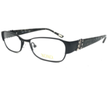 XOXO Eyeglasses Frames Captivate Black Cat Eye Gray Marble 51-16-135 - $37.20