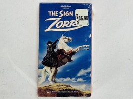 1997 The Sign of Zorro VHS Walt Disney Home Video Guy Williams SEALED Vi... - $24.99