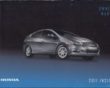 2011 Honda Insight Owner&#39;s Manual Original [Paperback] Honda OEM - $40.74