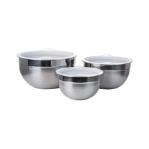 6pc stainless steel mixing bowl set - £53.61 GBP