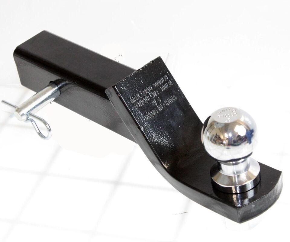 2&quot; DROP TRAILER TOW HITCH BAR 2&quot; HITCH BALL RAISE HAULING LOWER MOUNTING... - $34.58