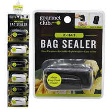 Plastic Bag Sealer 2in1 Portable and Easy to Use for Home and Pantry - P... - £10.19 GBP