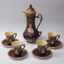 Vintage Antique Fleur De Lys 10-Piece Tea Service Set For 4 - RARE - SHIPS FREE - £110.51 GBP