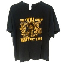Rare Vintage Pittsburgh Steelers Men&#39;s Size 2XL Tj Watt T-Shirt Double Sided - £58.14 GBP