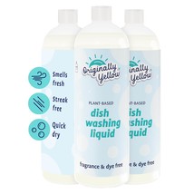 Plant-Based Dish Soap Liquid | Fragrance And Dye-Free Dish Washing Liqui... - $33.99