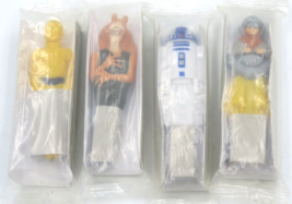 Vintage General Mills Mini Figures Pen Prize Lot of 4 R2D2 C3PO Pilot Ja... - $9.85