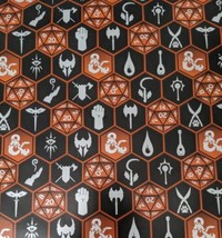 WOTC Dungeons And Dragons Critical Roll Premium Wrapping Paper 24&quot; X 180&quot;  - £18.57 GBP