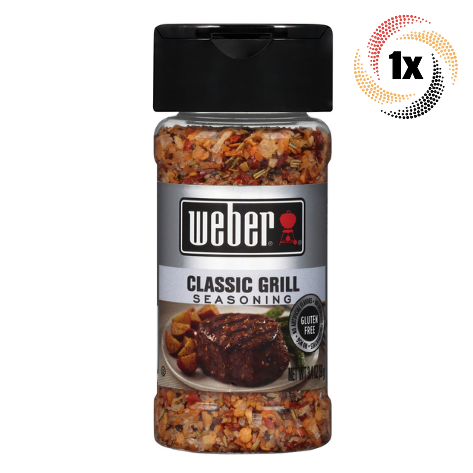 1x Shaker Weber Classic Grill Flavor Seasoning | 3.4oz | Gluten &amp; MSG Free - $11.12