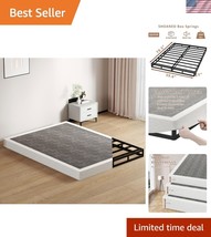 Sturdy 5 Inch Queen Box Spring with Noise-Reducing Features for Peaceful... - $134.99
