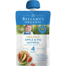 Bellamy&#39;s Organic Apple Fig &amp; Oatmeal 120g - £52.40 GBP