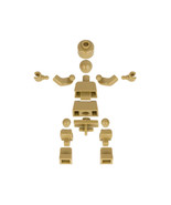 Movie Minifigure Super Posable Tan Blank Plain Diy Fast Shipping - $9.26