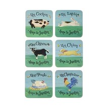 Pimpernel Dans le Jardin Coasters, Set of 6  - £24.69 GBP