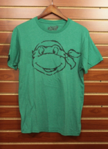 Men&#39;s TMNT Teenage Mutant Ninja Turtles Graphic T-Shirt Green Medium - £11.72 GBP