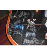 LOT OF 5 PS2 CONTROLLERS AND 5 TV /RF HOOK-UPS UNTESTED READ ALL - £25.70 GBP