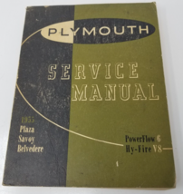 Original Mopar 1955 Plymouth Plaza Savoy Belvedere Shop Service Manual - £18.59 GBP