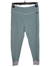 Matilda Jane Large Pajama Pants Green With Polka Dots Long Johns - $29.99