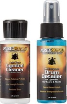 Music Nomad Drum &amp; Cymbal Cleaner Combo Pack, 2oz Trial Size - £7.83 GBP