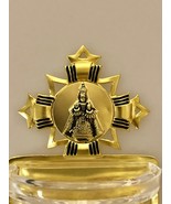 Hand made, stamped gold-plated Holy Water Font with the Infant Jesus of ... - £14.16 GBP