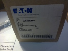 (NIB) EATON EGH3020FFG MOLDED CASE CIRCUIT BREAKER / 3P 20A 480VAC / 65K... - $398.59
