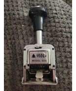 Tannco Model 600 - Automatic Numbering Machine - Ink Stamper - 6 wheels - €17,19 EUR