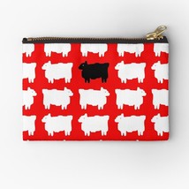  Diana Holiday Sheep Sweater Mem  Zipper Pouches  Coin So Small Bag Cosmetic Pac - £46.33 GBP