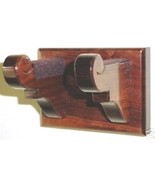 Walnut Wood Guitar Hanger Classy Wall Mount Display - $464.68 MXN