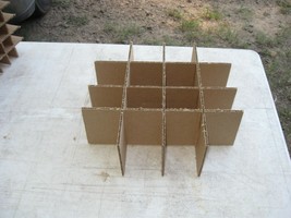 Cardboard Dividers 5 Sets 12&quot; X 12&quot; X 2&quot; High 16 cell B 12-2-03 - $2.49