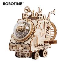 Robotime Creative DIY 3D Space Vehicle Wooden Puzzle Game Assembly Toy Gift - £117.95 GBP