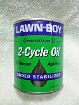 Vintage Collectible 1990&#39;s LAWN BOY 2-Cycle Engine Oil NOS Steel Display Can!!! - £10.20 GBP